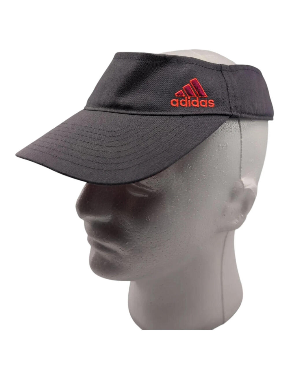 Adidas Hat Visor One Size Black Aeroready Adjustable Lightweight Sports Mens